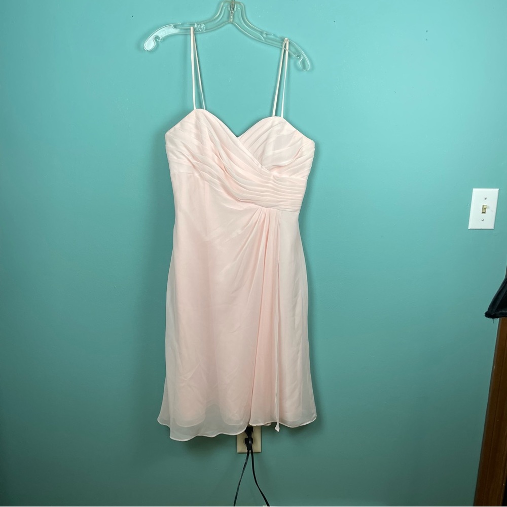 Alfred Angelo Pastel Pink Bridesmaids Party Dress Size 10